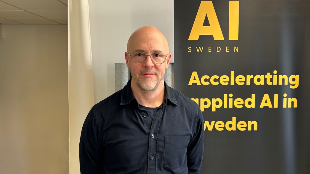Magnus Sahlgren från AI Sweden.